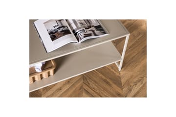 Sidobord Staal - Beige, 102x43x45 - Möbler - Bord & matgrupp - Avlastningsbord & sidobord - Lampbord & sidobord