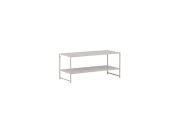 Sidobord Staal - Beige, 102x43x45 - Möbler - Bord & matgrupp - Avlastningsbord & sidobord - Lampbord & sidobord