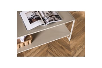 Sidobord Staal - Beige, 102x43x45 - Möbler - Bord & matgrupp - Avlastningsbord & sidobord - Lampbord & sidobord