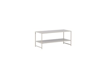 Sidobord Staal - Beige, 102x43x45 - Möbler - Bord & matgrupp - Avlastningsbord & sidobord - Lampbord & sidobord