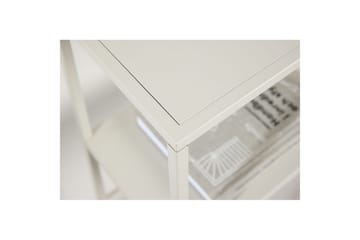 Sidobord Staal - Beige, 26x80x80 - Möbler - Bord & matgrupp - Avlastningsbord & sidobord - Lampbord & sidobord