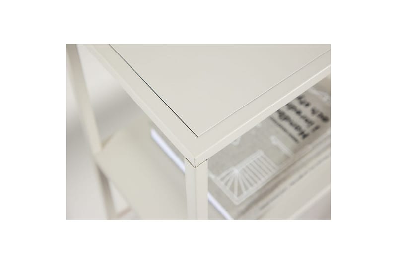 Sidobord Staal - Beige, 26x80x80 - Möbler - Bord & matgrupp - Avlastningsbord & sidobord - Lampbord & sidobord
