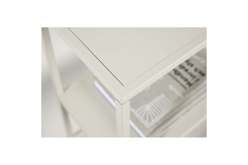 Sidobord Staal - Beige, 26x80x80 - Möbler - Bord & matgrupp - Avlastningsbord & sidobord - Lampbord & sidobord