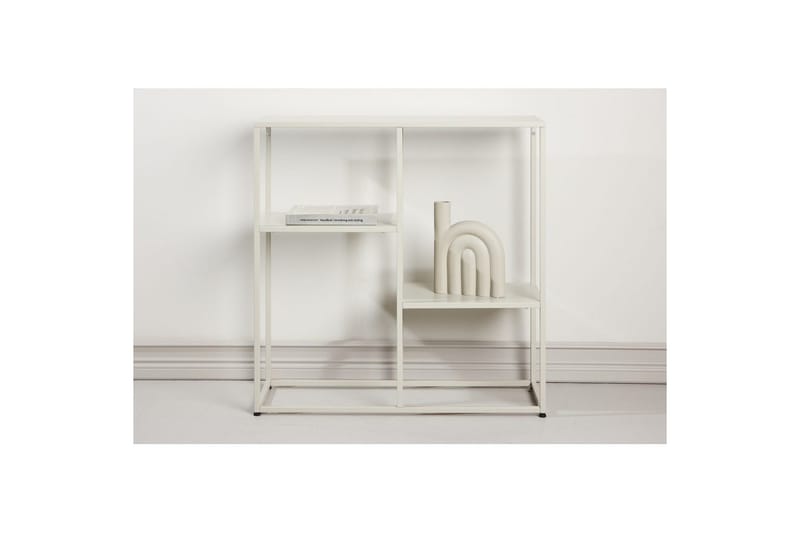 Sidobord Staal - Beige, 26x80x80 - Möbler - Bord & matgrupp - Avlastningsbord & sidobord - Lampbord & sidobord