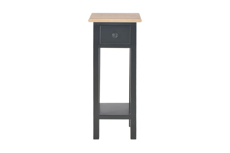 Sidobord svart 27x27x65,5 cm trä - Svart - Lampbord & sidobord - Brickbord & småbord