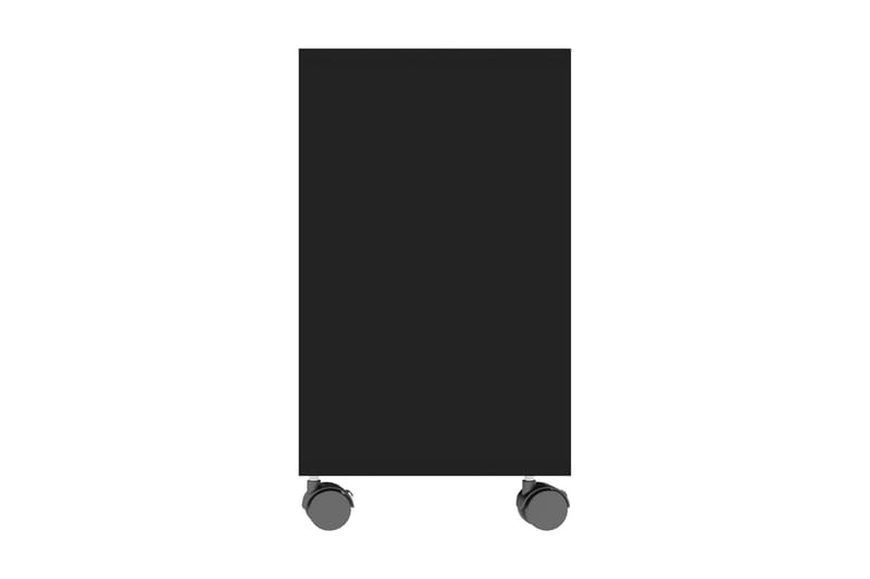 Sidobord svart 70x35x55 cm spånskiva - Svart - Lampbord & sidobord - Brickbord & småbord