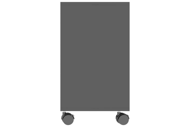 Sidobord svart högglans 70x35x55 cm spånskiva - Svart - Lampbord & sidobord - Brickbord & småbord