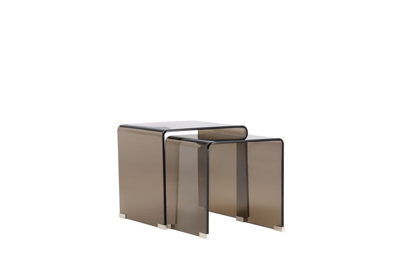 Sidobord Telemark 36 cm - Bruntonat glas - Möbler - Bord & matgrupp - Avlastningsbord & sidobord - Satsbord