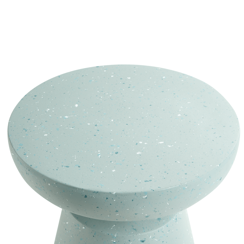 Sidobord utomhus Mincio 45 cm Terrazzoeffekt - Grön - Utemöbler & utemiljö - Utebord & trädgårdsbord - Sidobord utomhus