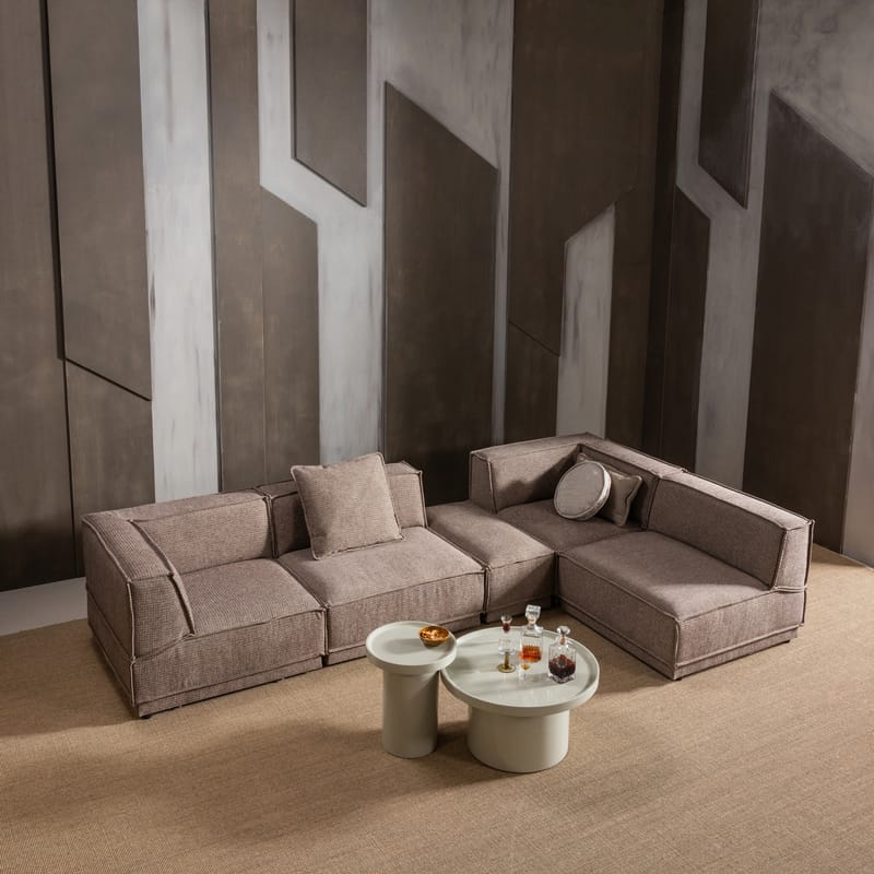 Sidobord Veluna 40 cm Rund - Sand - Möbler - Bord & matgrupp - Avlastningsbord & sidobord - Lampbord & sidobord