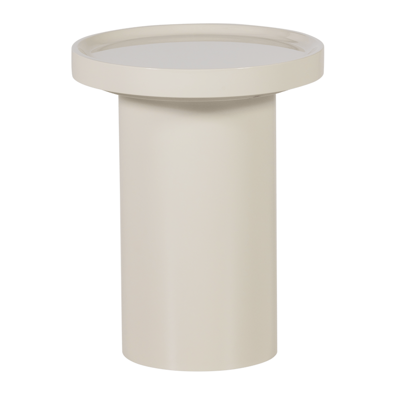 Sidobord Veluna 40 cm Rund, Sand