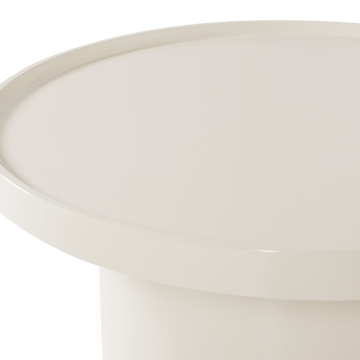 Sidobord Veluna 70 cm Rund - Sand - Möbler - Bord & matgrupp - Avlastningsbord & sidobord - Lampbord & sidobord