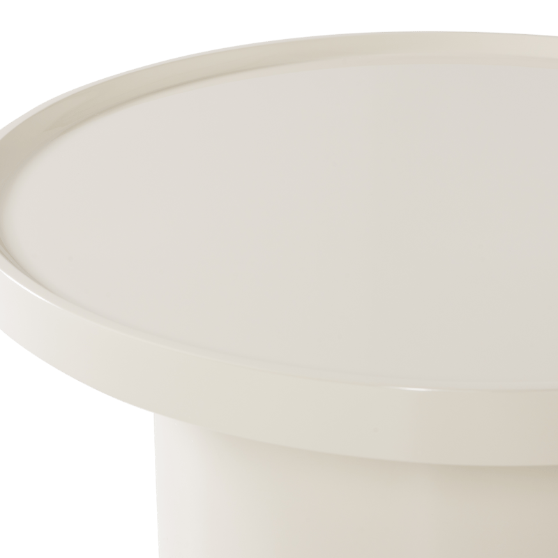 Sidobord Veluna 70 cm Rund - Sand - Möbler - Bord & matgrupp - Avlastningsbord & sidobord - Lampbord & sidobord