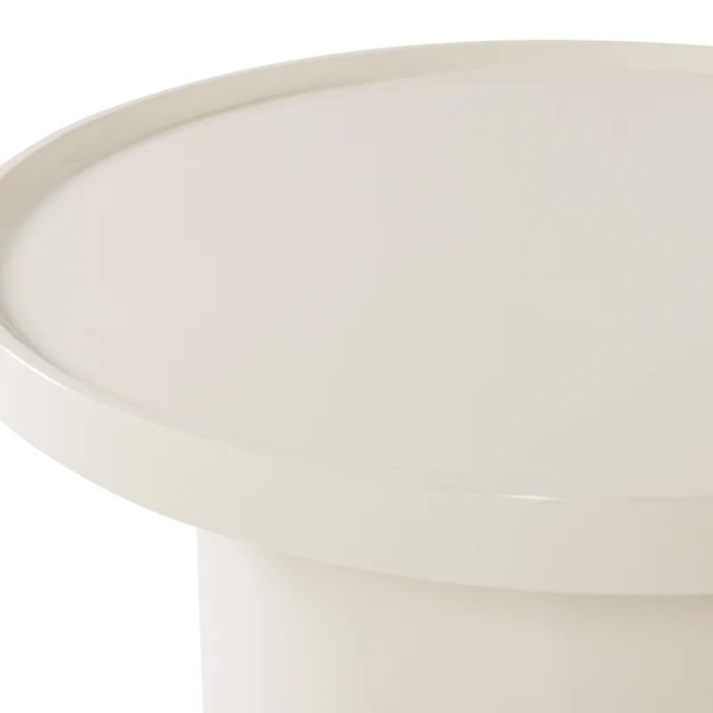 Sidobord Veluna 70 cm Rund - Sand - Möbler - Bord & matgrupp - Avlastningsbord & sidobord - Brickbord & småbord