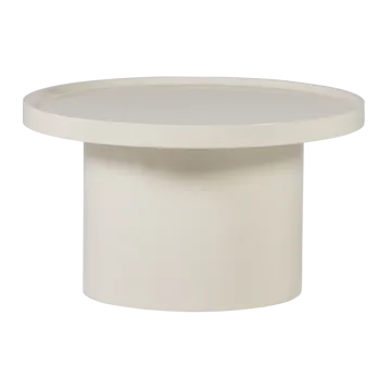 Sidobord Veluna 70 cm Rund - Sand - Möbler - Bord & matgrupp - Avlastningsbord & sidobord - Brickbord & småbord