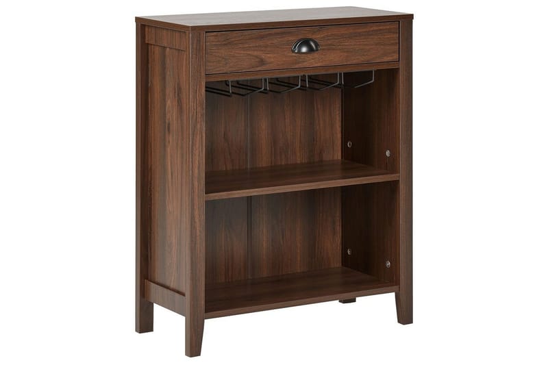 Sidobord Walkerston Mörkt trä, Mörkt trä