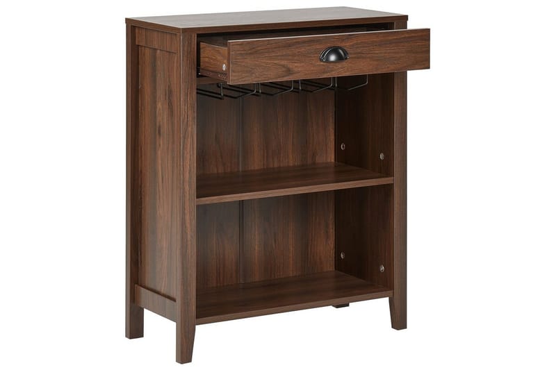 Sidobord Walkerston Mörkt trä - Mörkt trä - Möbler - Bord & matgrupp - Avlastningsbord & sidobord - Lampbord & sidobord