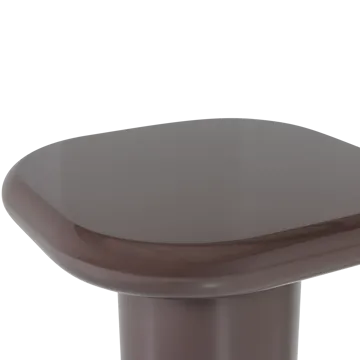 Sidobord Zava 50 cm - Mörkbrun - Möbler - Bord & matgrupp - Avlastningsbord & sidobord - Lampbord & sidobord