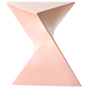 Sidobord Pecos 40x40 cm - Pastellrosa - Möbler - Bord & matgrupp - Avlastningsbord & sidobord - Brickbord & småbord