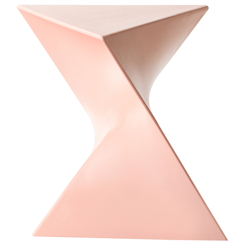 Sidobord Pecos 40x40 cm - Pastellrosa - Möbler - Bord & matgrupp - Avlastningsbord & sidobord - Brickbord & småbord