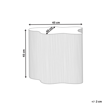 Sidobord Perry - Off-white - Möbler - Bord & matgrupp - Avlastningsbord & sidobord - Brickbord & småbord