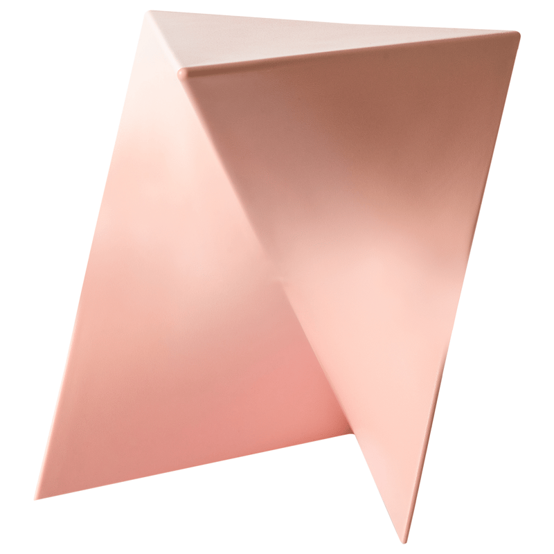 Sidobord Pecos 40x40 cm - Pastellrosa - Möbler - Bord & matgrupp - Avlastningsbord & sidobord - Brickbord & småbord