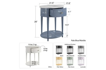 Sidobord/Avslutningsbord Aurora - Möbler - Bord & matgrupp - Avlastningsbord & sidobord - Lampbord & sidobord