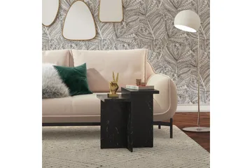 Sidobord/Avslutningsbord Brielle Svart marmor - Svart marmor - Möbler - Bord & matgrupp - Avlastningsbord & sidobord - Lampbord & sidobord