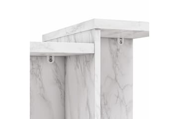 Sidobord/Avslutningsbord Brielle Vit Marmor - Vit Marmor - Möbler - Bord & matgrupp - Avlastningsbord & sidobord - Lampbord & sidobord