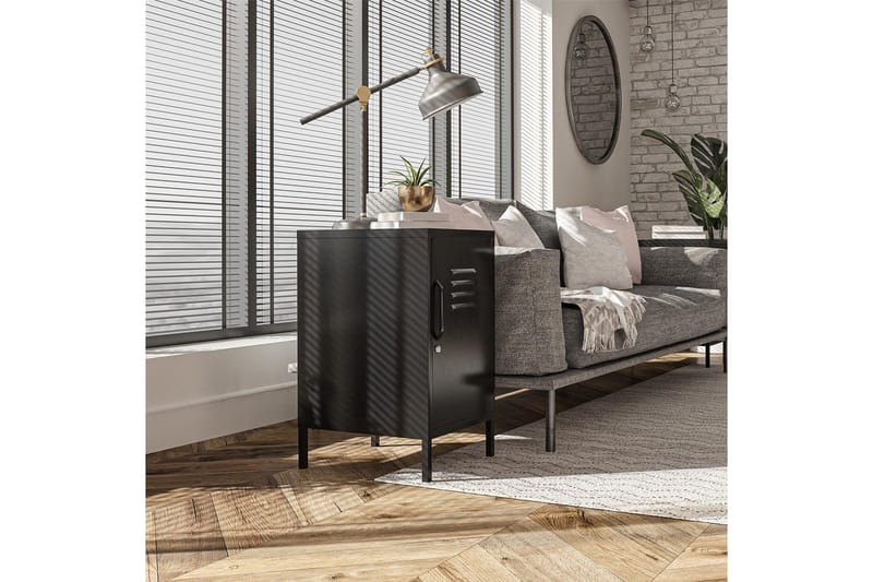 Sidobord/Avslutningsbord Mission District Svart - Svart - Möbler - Bord & matgrupp - Avlastningsbord & sidobord - Lampbord & sidobord