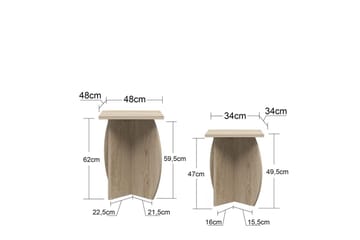 Sidobord/Avslutningsbord Voler Set - Möbler - Bord & matgrupp - Avlastningsbord & sidobord - Lampbord & sidobord