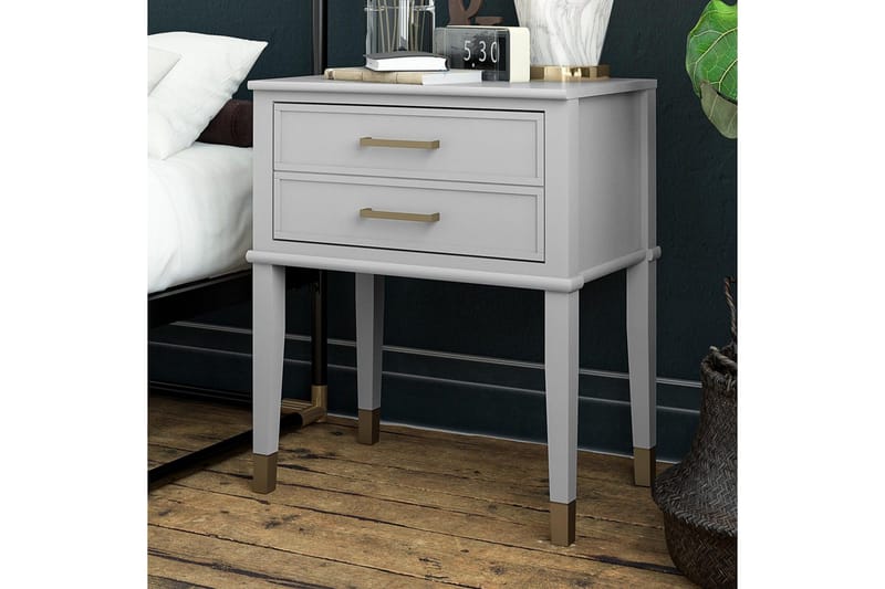 Sidobord/Avslutningsbord Westerleigh Duvgrå - Duvgrå - Möbler - Bord & matgrupp - Avlastningsbord & sidobord - Lampbord & sidobord