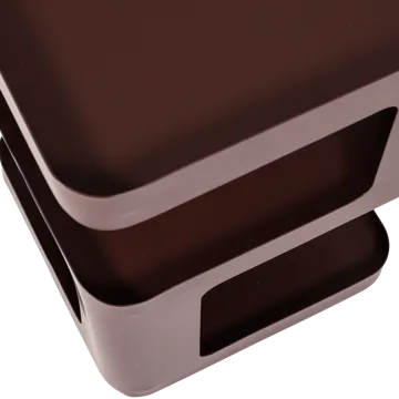 Sidobord/Nattduksbord Riv 35 cm - Lila/Brun - Möbler - Bord & matgrupp - Avlastningsbord & sidobord - Sängbord & nattduksbord