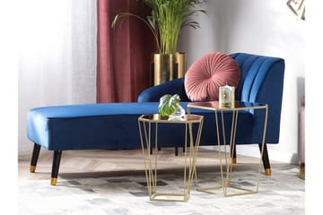 Sierra Sidobord 2 St 45|35 cm - Guld - Möbler - Bord & matgrupp - Avlastningsbord & sidobord