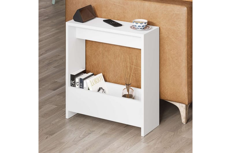 Simpi Sidobord 55 cm White - Vit - Möbler - Bord & matgrupp - Avlastningsbord & sidobord - Lampbord & sidobord