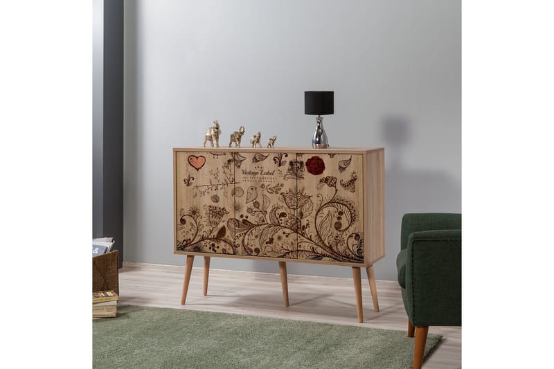 Skänk Dirk Vintage Label - Mönstrad - Möbler - Bord & matgrupp - Avlastningsbord & sidobord
