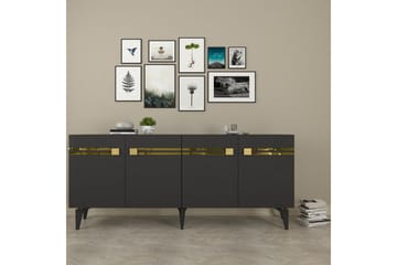 Slobidka Konsollbord 150 cm - Guld/Grafitgrå - Möbler - Bord & matgrupp - Avlastningsbord & sidobord - Konsolbord & hallbord