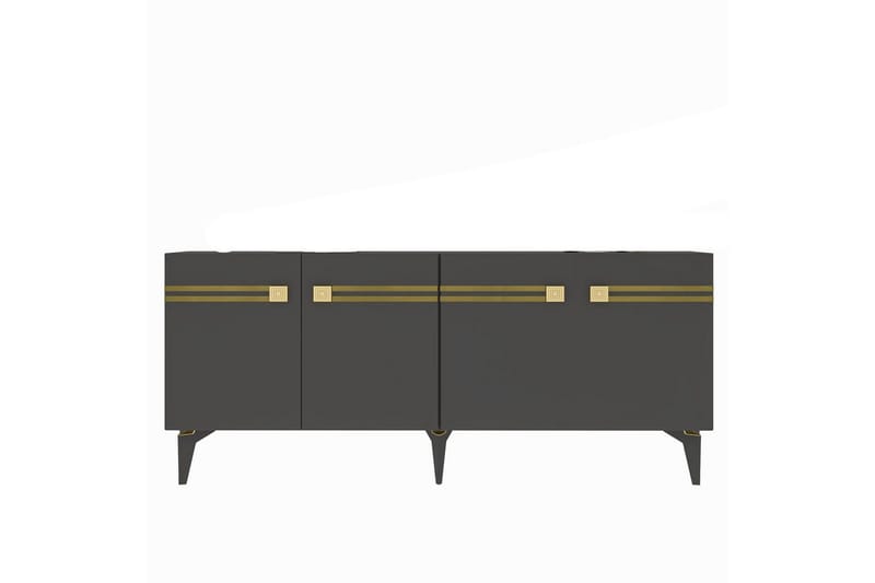 Slobidka Konsollbord 150 cm - Guld/Grafitgrå - Möbler - Bord & matgrupp - Avlastningsbord & sidobord - Konsolbord & hallbord