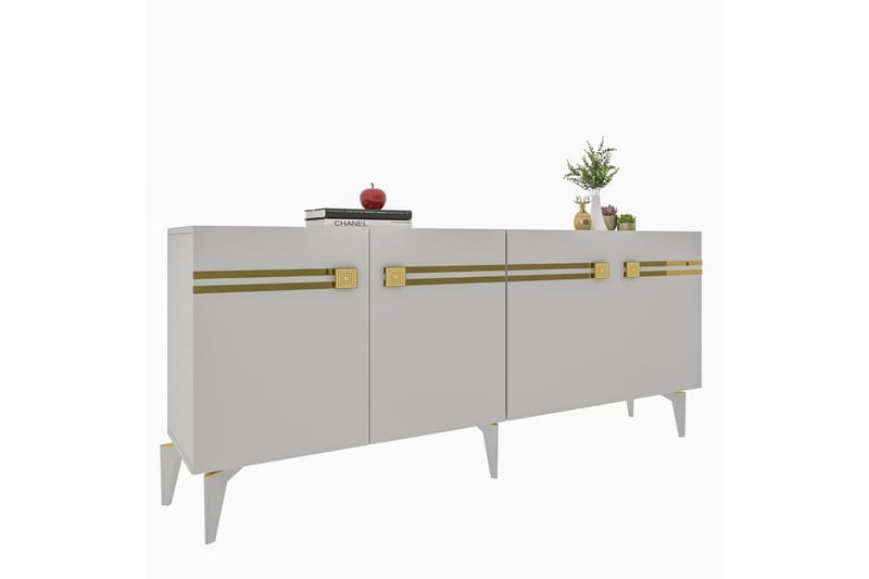 Slobidka Konsollbord 150 cm - Guld/Vit - Möbler - Bord & matgrupp - Avlastningsbord & sidobord - Konsolbord & hallbord