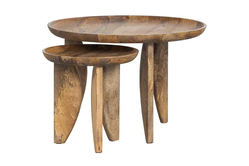 Soffbord Höga klackar set om 2, Naturell