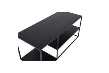 Soffbord Staal - Svart, 120x50x50 - Möbler - Bord & matgrupp - Avlastningsbord & sidobord - Konsolbord & hallbord