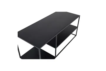 Soffbord Staal - Svart, 120x50x50 - Möbler - Bord & matgrupp - Avlastningsbord & sidobord - Konsolbord & hallbord