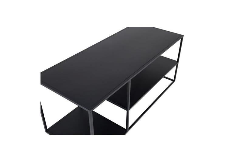 Soffbord Staal - Svart, 120x50x50 - Möbler - Bord & matgrupp - Avlastningsbord & sidobord - Konsolbord & hallbord