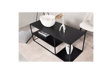 Soffbord Staal - Svart, 120x50x50 - Möbler - Bord & matgrupp - Avlastningsbord & sidobord - Konsolbord & hallbord