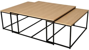 Soffbordsats Yrland 2+1 - Vitpigmenterad - Möbler - Bord & matgrupp - Avlastningsbord & sidobord - Satsbord