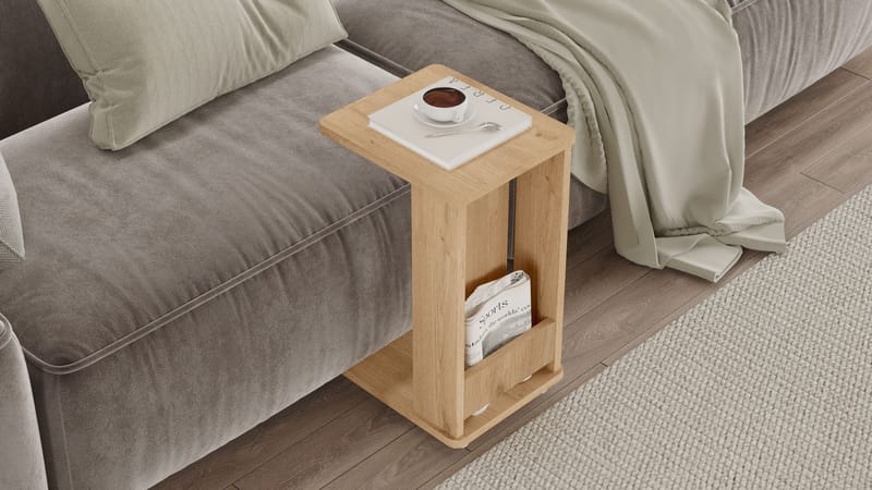 Solven Sidobord 32x42x55 cm - Ek - Möbler - Bord & matgrupp - Avlastningsbord & sidobord - Brickbord & småbord