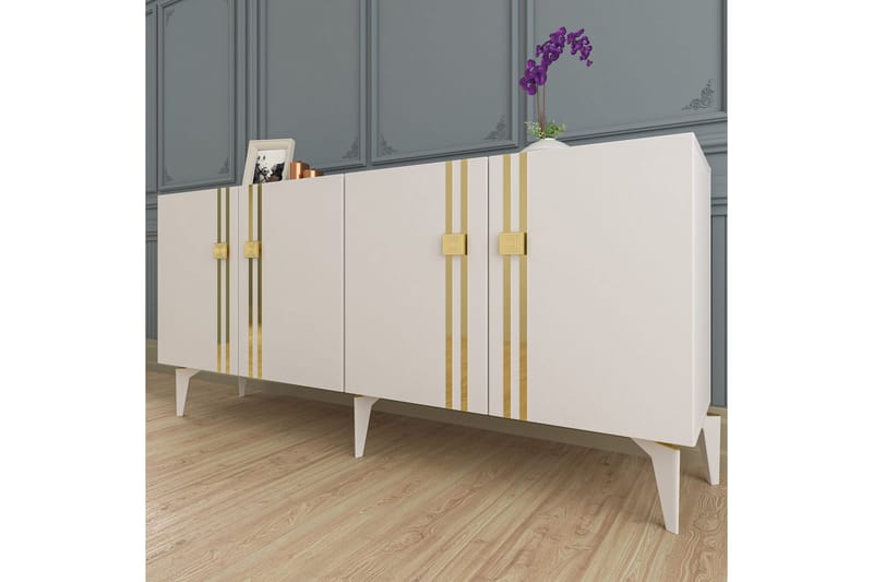 Sorab Konsollbord 150 cm - Vit - Möbler - Bord & matgrupp - Avlastningsbord & sidobord - Konsolbord & hallbord
