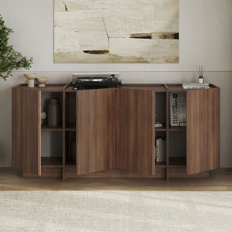 Sorlan Konsolbord 180 cm - Milano Walnut - Möbler - Bord & matgrupp - Avlastningsbord & sidobord - Konsolbord & hallbord