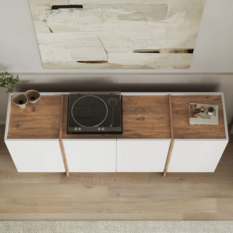 Sorlan Konsolbord 180 cm - Vit, Atlantic Pine - Möbler - Bord & matgrupp - Avlastningsbord & sidobord - Konsolbord & hallbord