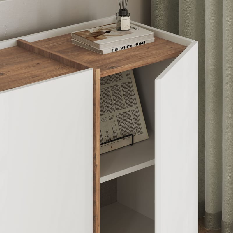 Sorlan Konsolbord 180 cm - Vit, Atlantic Pine - Möbler - Bord & matgrupp - Avlastningsbord & sidobord - Konsolbord & hallbord